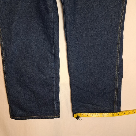 Red Head Brand Co. Fleece Lined Blue Jeans Mens Size 40x32 - NEW - Picture 11 of 15